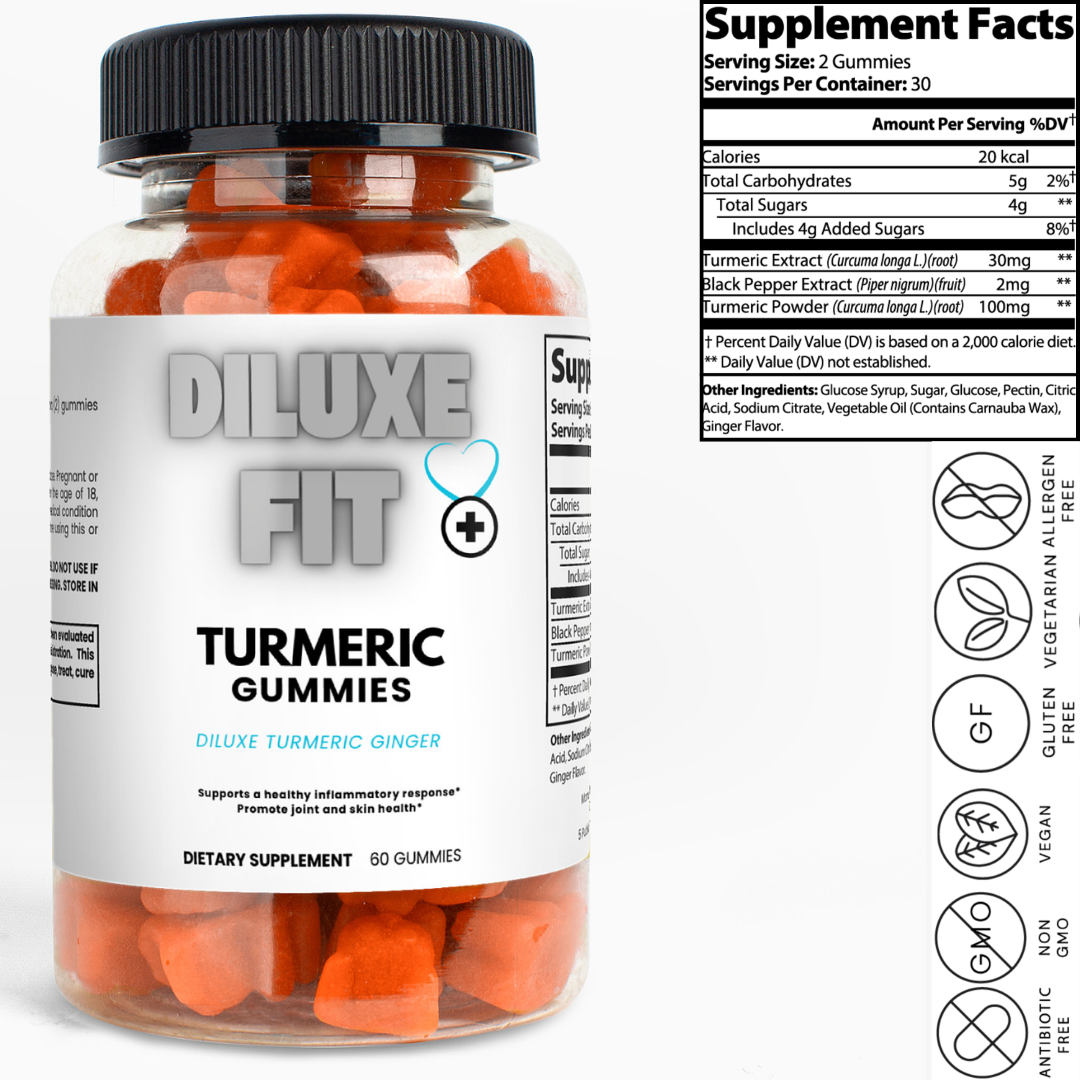 DiLuxe Fit Turmeric Gummies